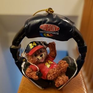 Trevco Jeff Gordon Collectible Ornament #24 Bear in Headphones